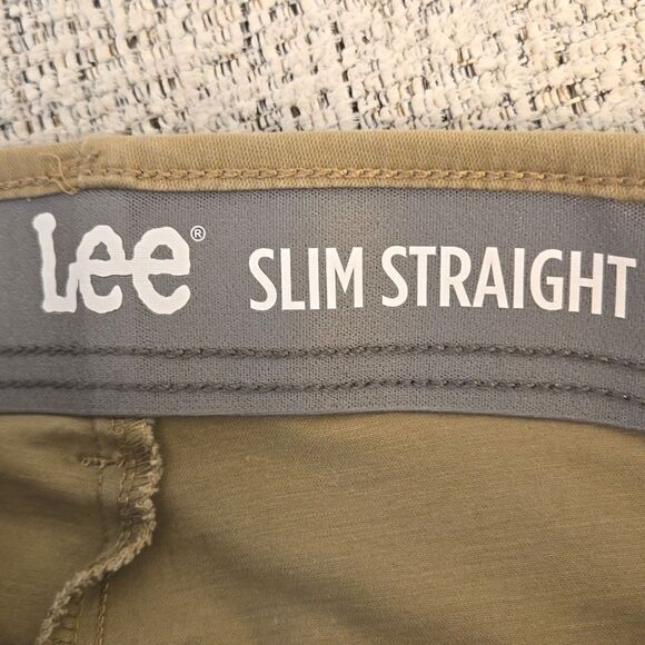 LEE Slim Straight Tan Classic Chinos Cotton Blend - Picture 2 of 7